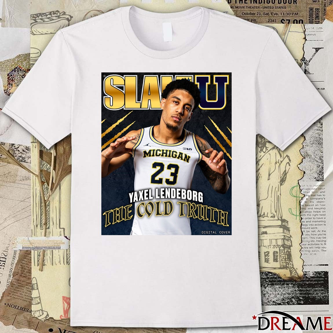 SLAM U Yaxel Lendeborg The Cold Truth Michigan Wolverines Poster t-shirt