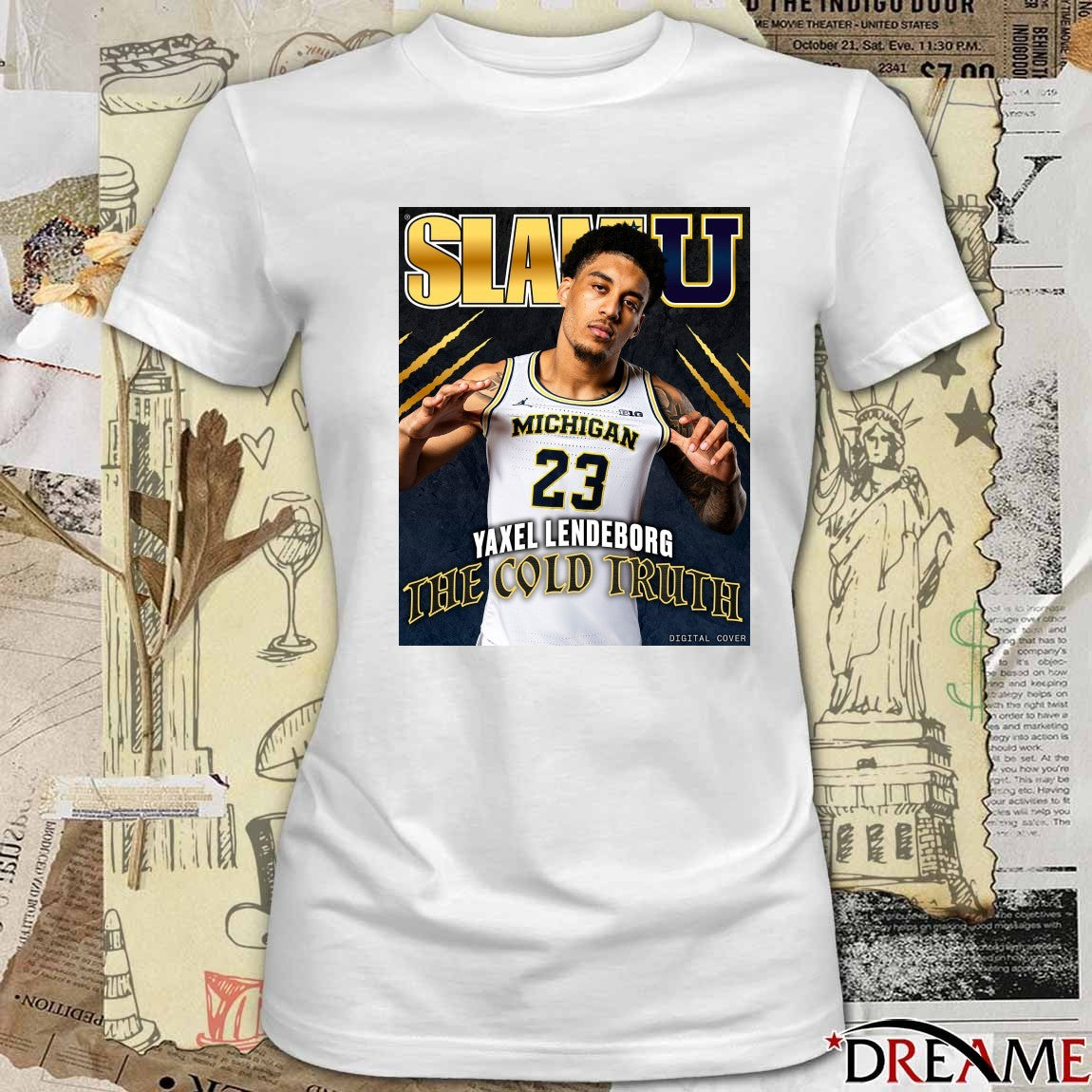 SLAM U Yaxel Lendeborg The Cold Truth Michigan Wolverines Poster t-shirt