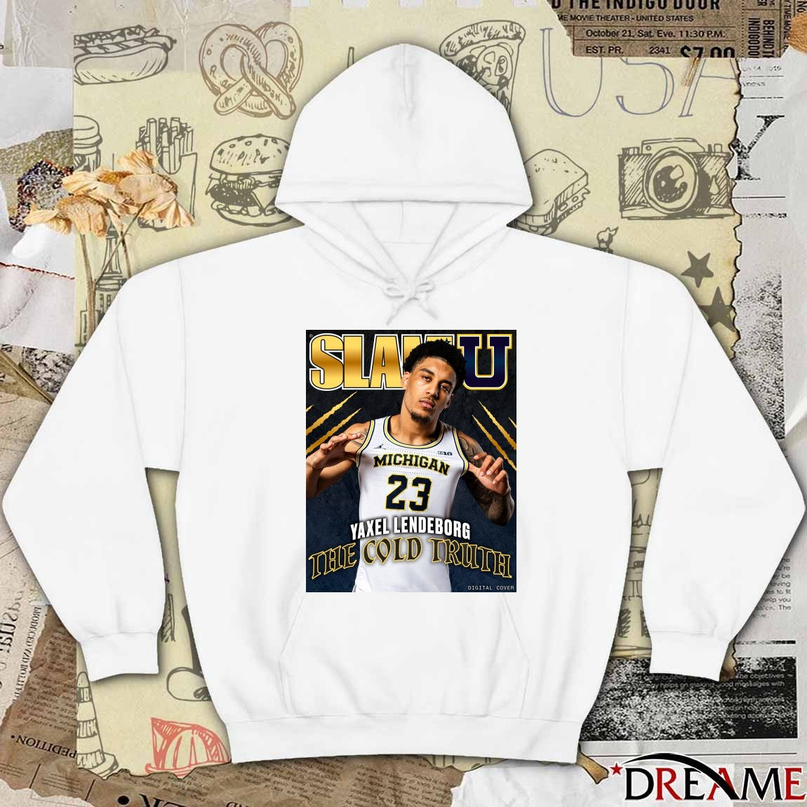 SLAM University Yaxel Lendeborg The Cold Truth Big Ten Player of the Year Poster t-shirt