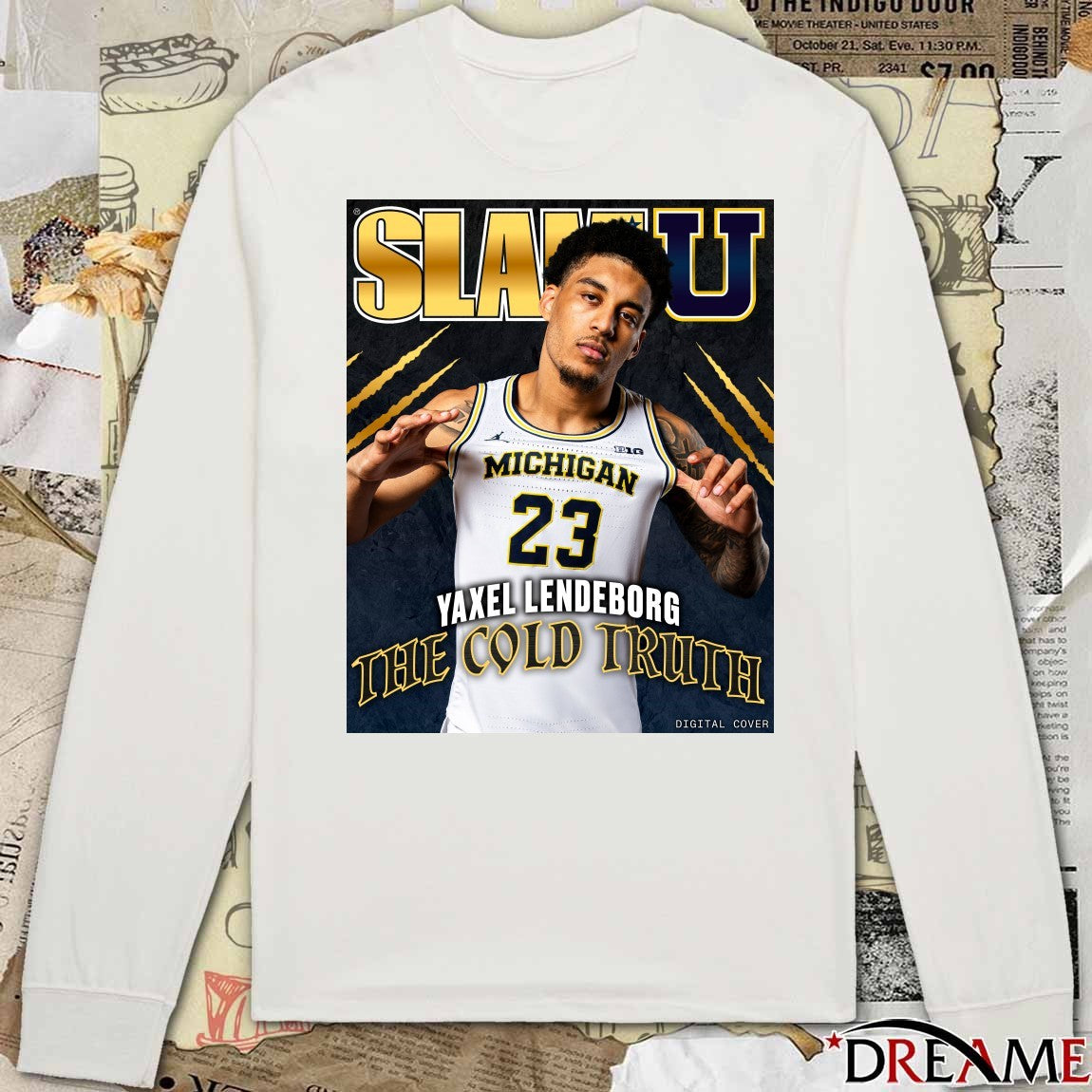 SLAM University Yaxel Lendeborg The Cold Truth Big Ten Player of the Year Poster t-shirt