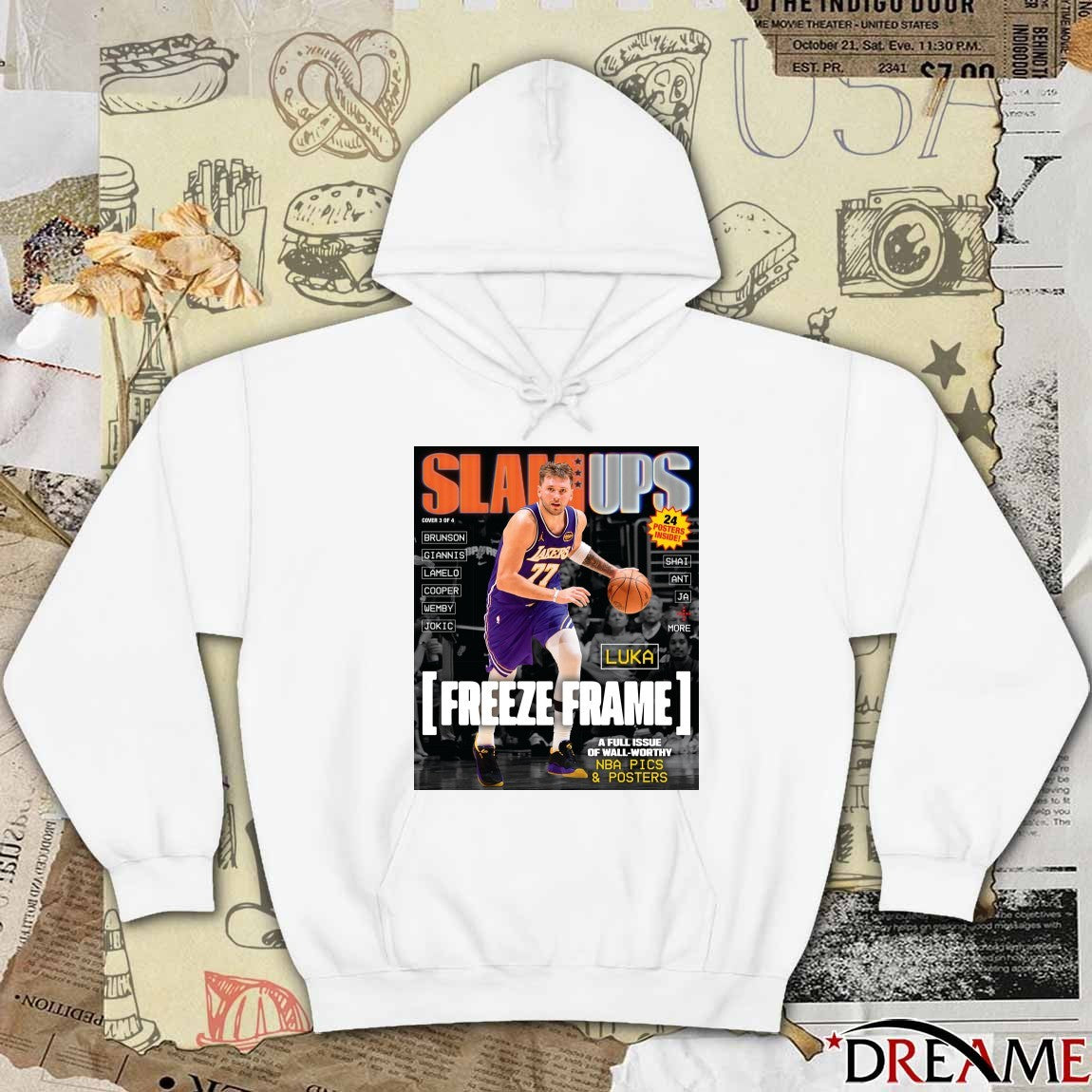 SLAM Ups Luka Doncic Freeze Frame A Full Issue Of Wall Worthy Poster t-shirt