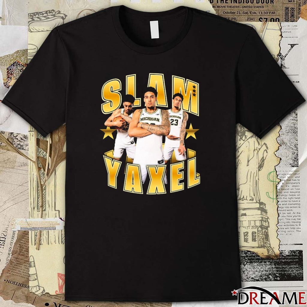 SLAM Yaxel Lendeborg Remix 2025 Big Ten Michigan Wolverines basketball t-shirt