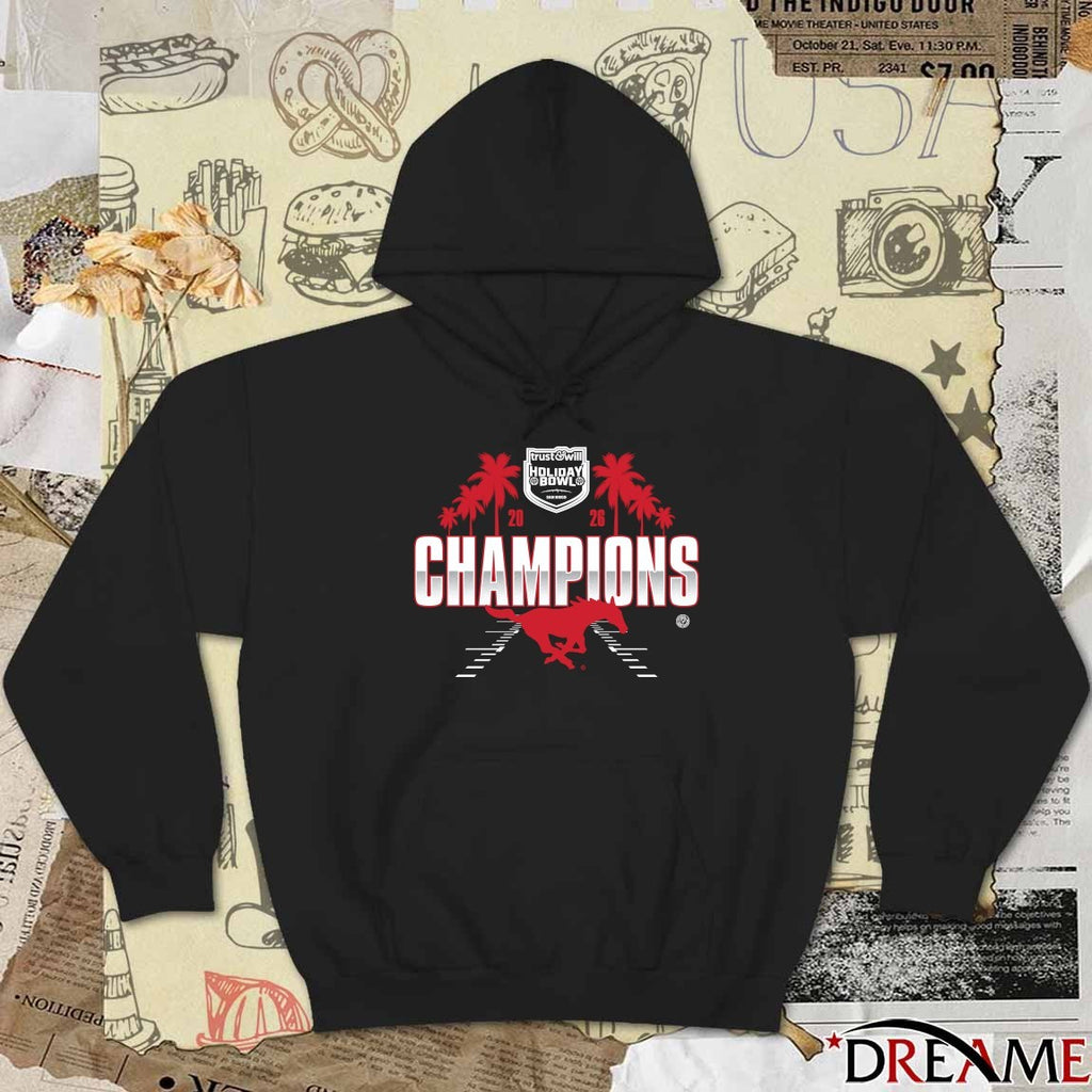 SMU Mustang 2026 Trust Will Holiday Bowl San Diego Champions t-shirt