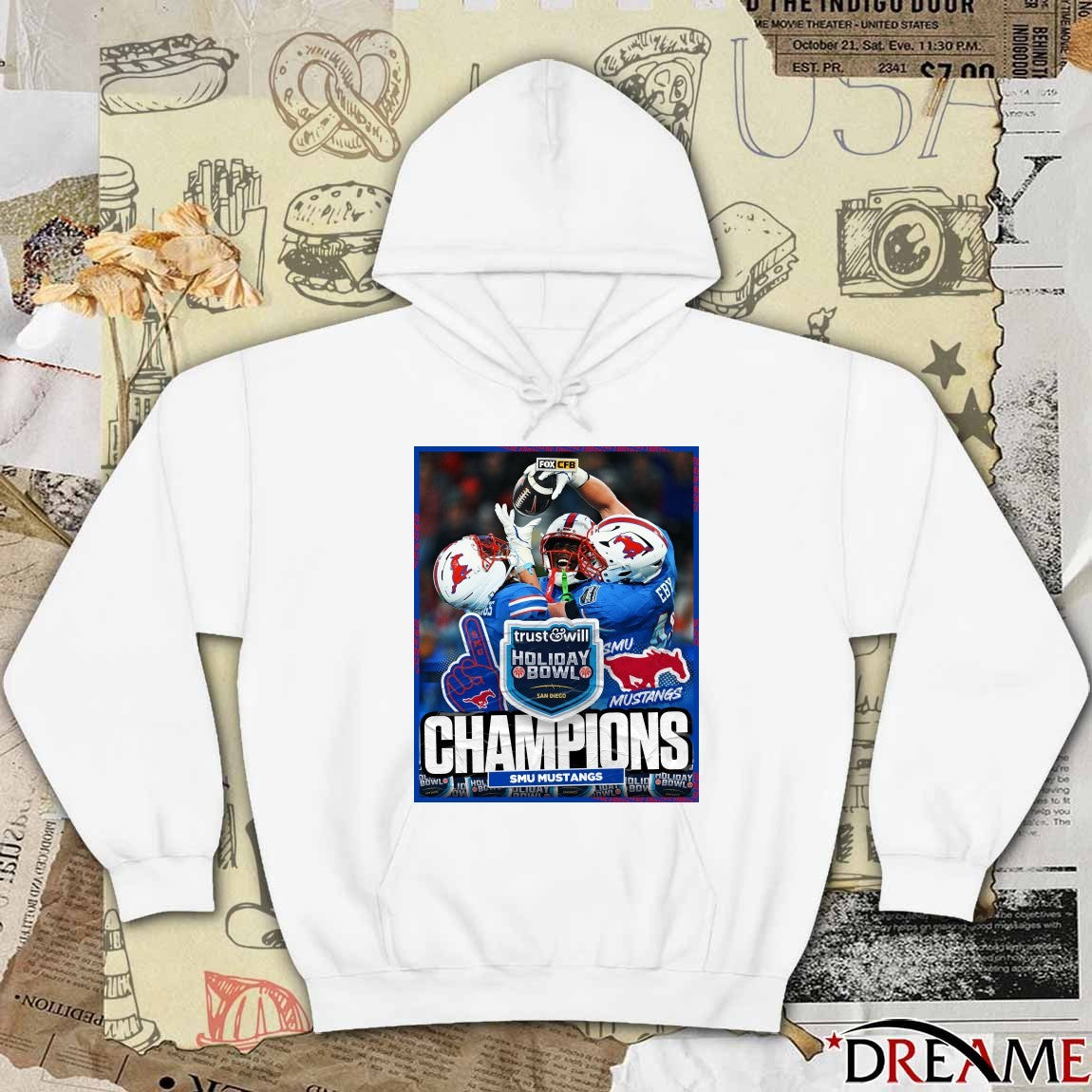 SMU Mustangs 2026 Trust Will Holiday Bowl Champions Poster t-shirt