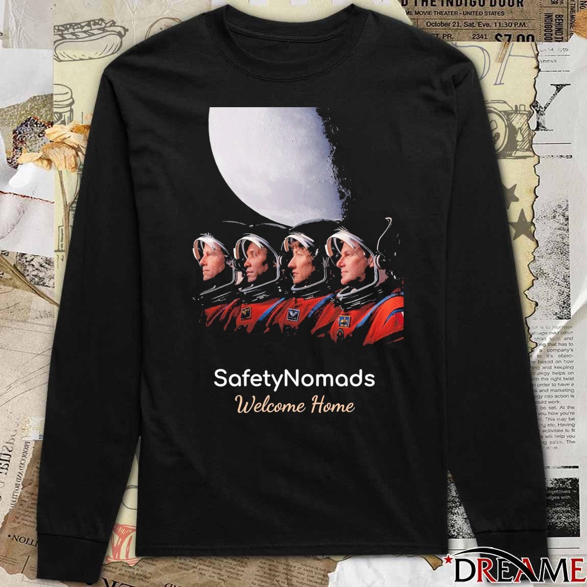 Safety Nomads Welcome Home Reid Wiseman, Victor Glover, Christina Koch, and Jeremy Hansen t-shirt