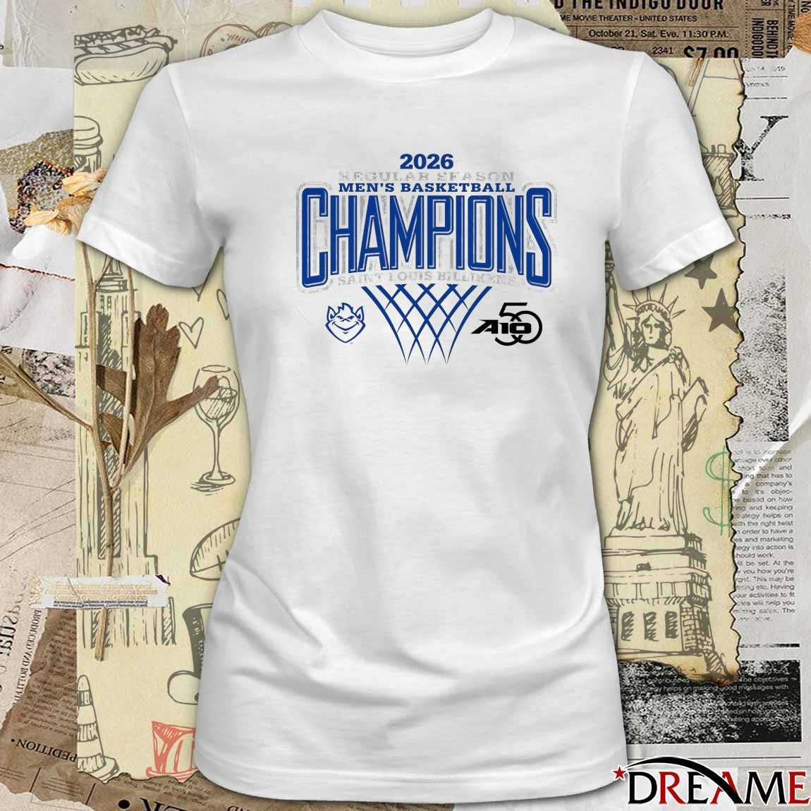 Saint Louis Billikens 2026 Atlantic 10 Men’s Basketball Regular Season Champions t-shirt