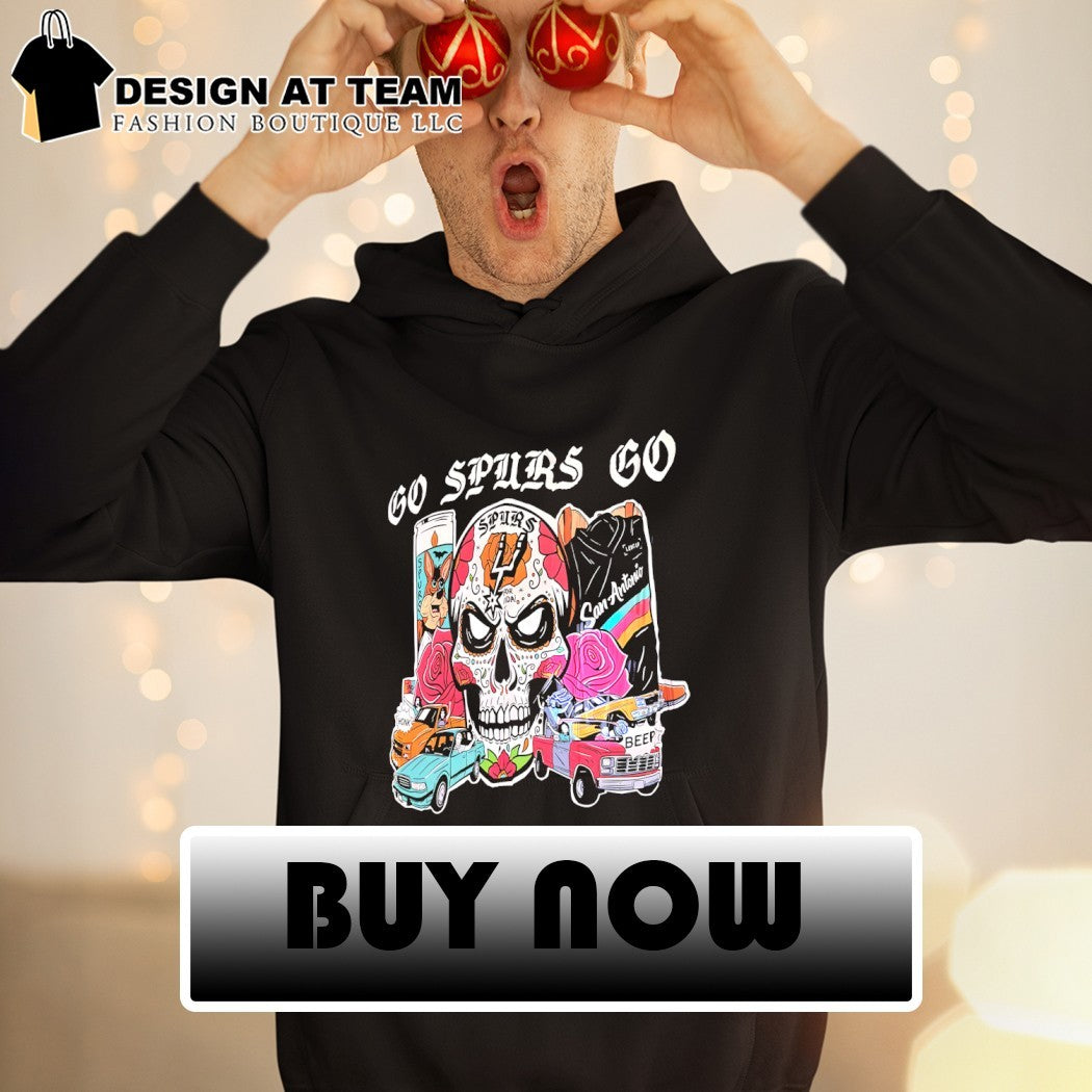 San Antonio Spurs Go Spurs go sugar skull shirt