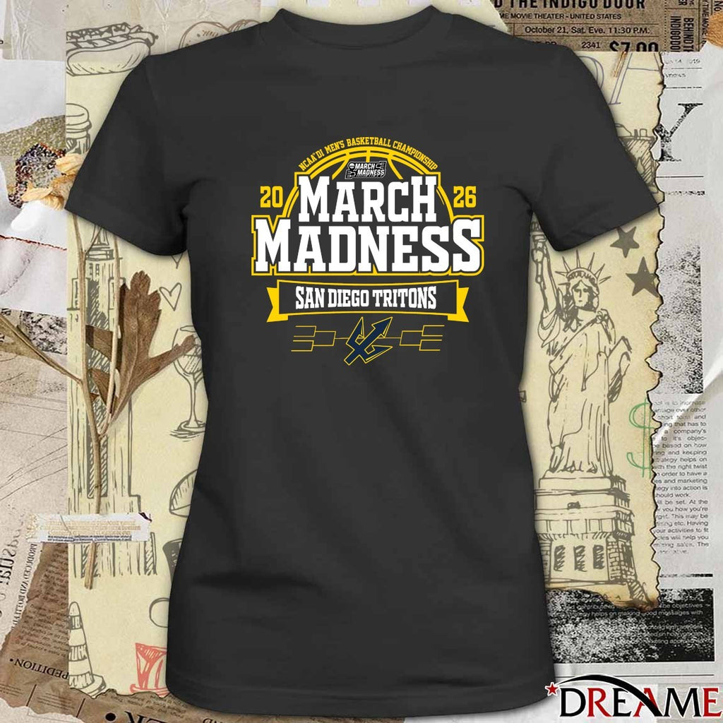 San Diego Tritons 2026 NCAA DI Men’s Basketball Championship March Madness Bound t-shirt