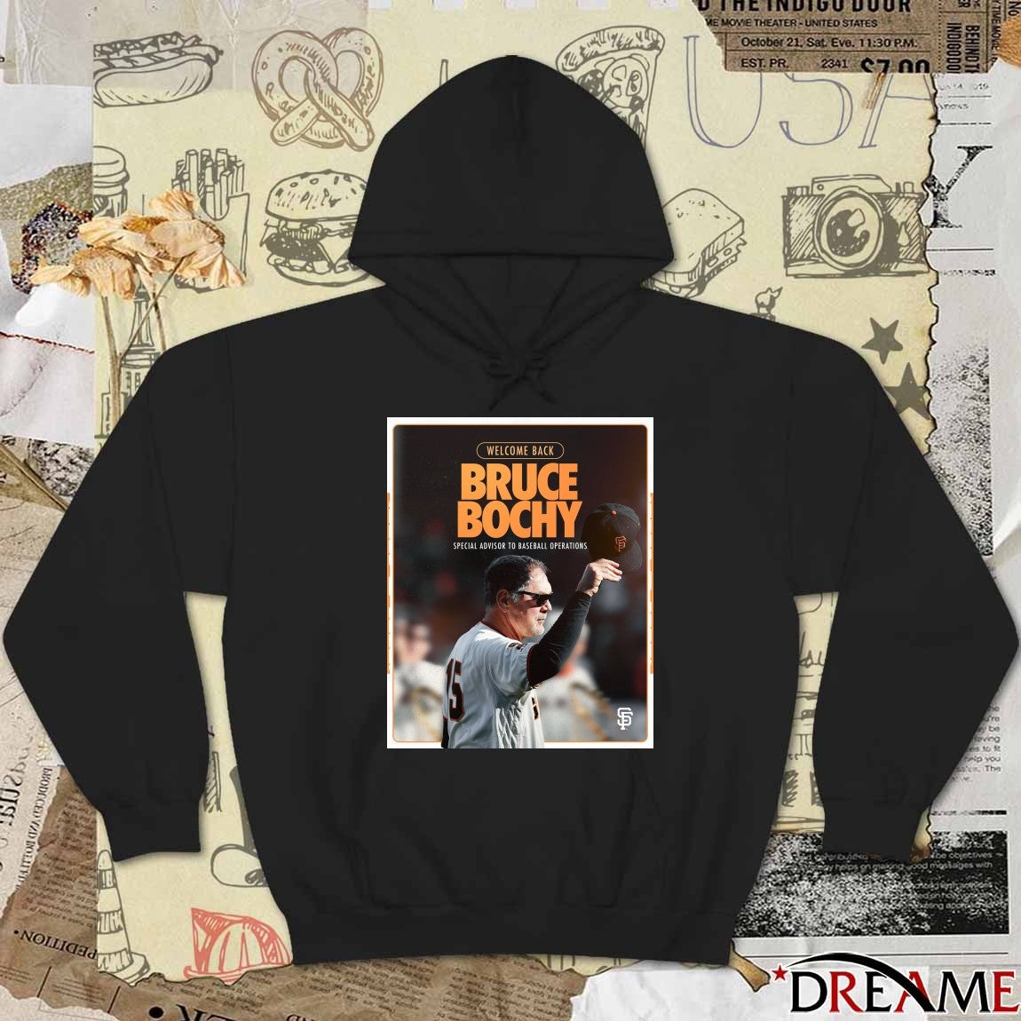 San Francisco Giants Welcome Back Brue Bochy Special Advisor To Baseball Operations Poster t-shirt