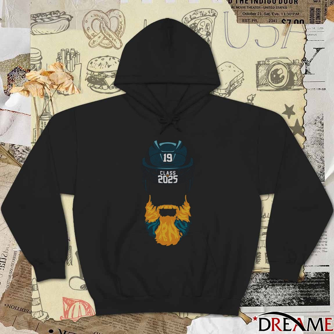San Jose Sharks Jumbo Joe 19 Hall of Fame Beard Black t-shirt