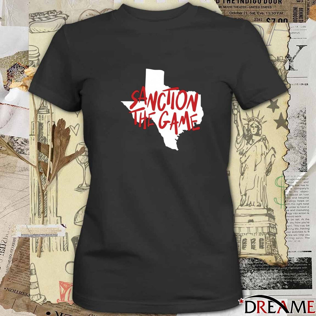 Sanction The Game Houston Texans Player Wearing t-shirt
