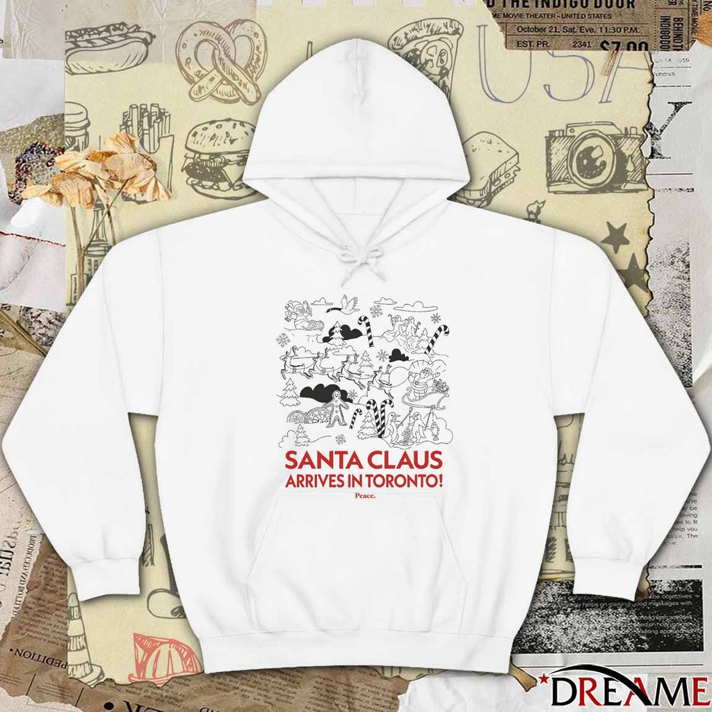 Santa Claus Arrives in Toronto 2025 Christmas t-shirt