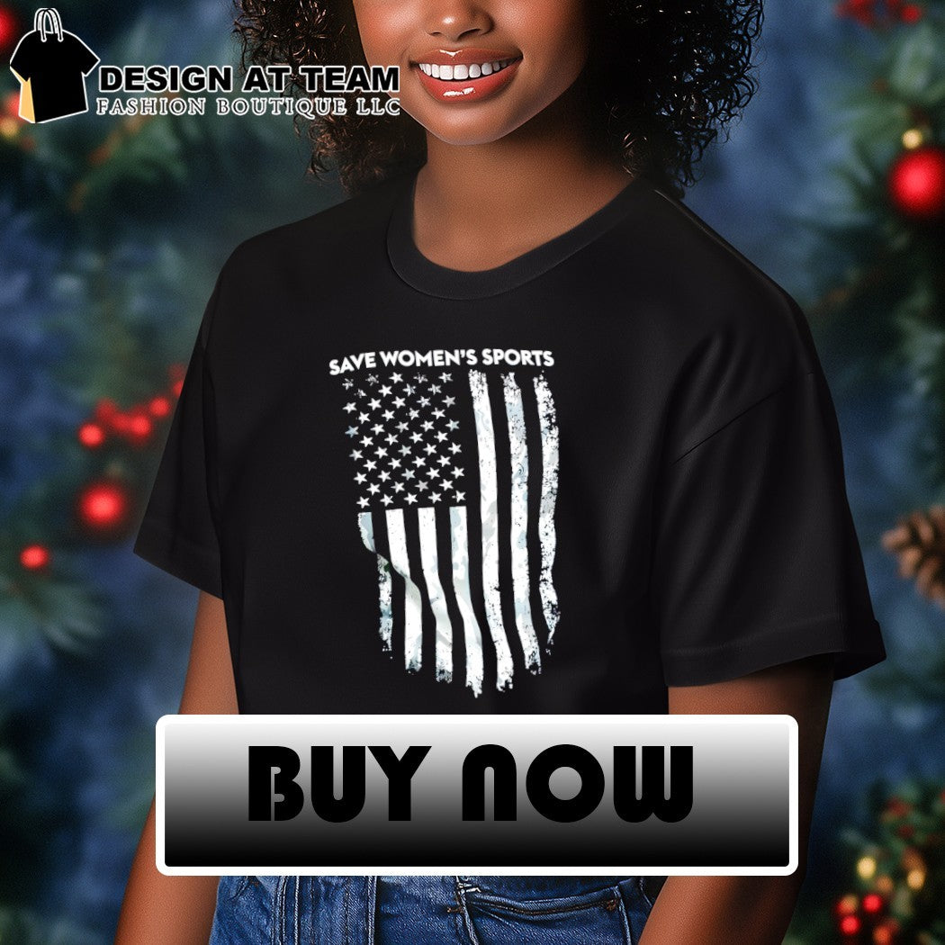 Save Women’s Sports American flag shirt