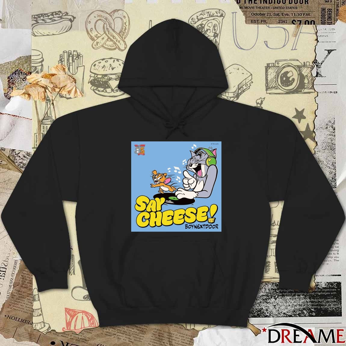 Say Cheese Boynextdoor K-pop Group Tom And Jerry t-shirt