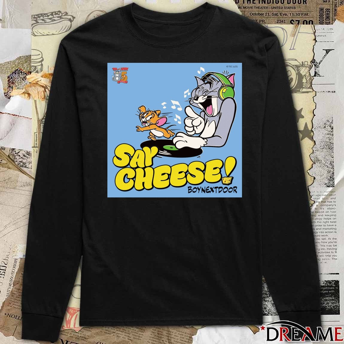Say Cheese Boynextdoor K-pop Group Tom And Jerry t-shirt