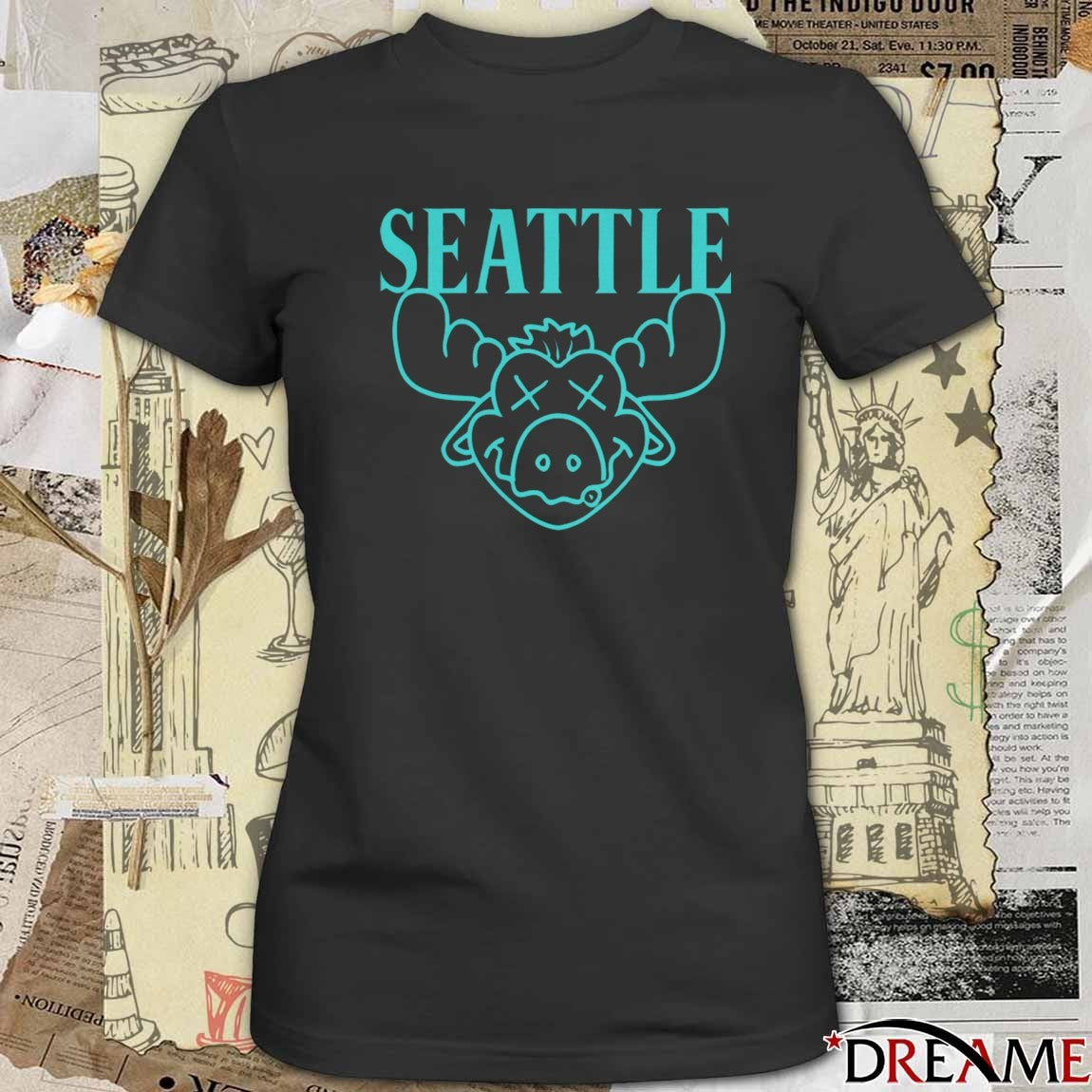 Seattle Mariners Moose MLB Baseball 2025 t-shirt