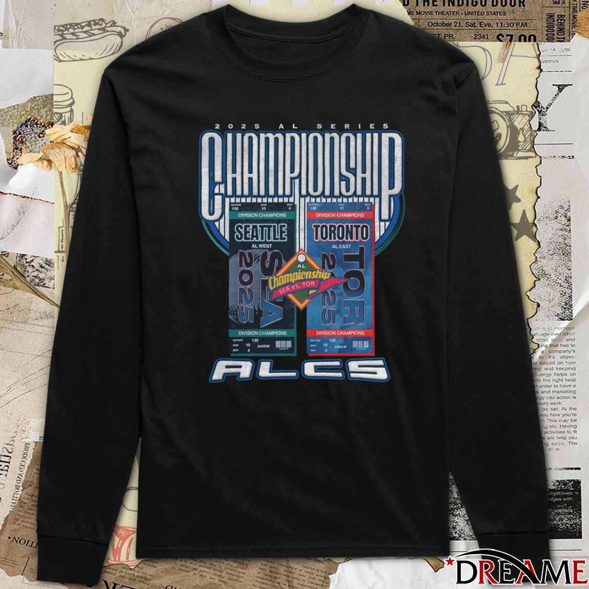 Seattle Mariners Vs Toronto Blue Jays 2025 ALCS Matchup Series Championship t-shirt