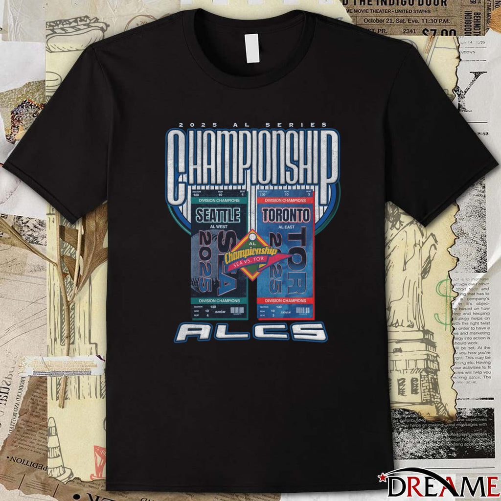 Seattle Mariners Vs Toronto Blue Jays 2025 ALCS Matchup Series Championship t-shirt