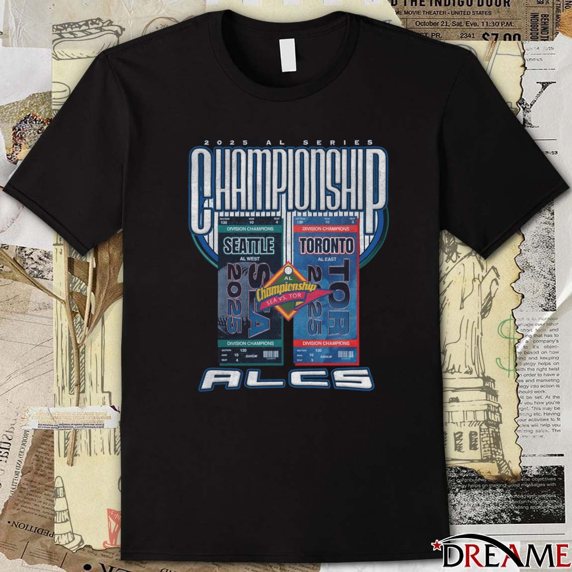 Seattle Mariners Vs Toronto Blue Jays 2025 ALCS Matchup Series Championship t-shirt