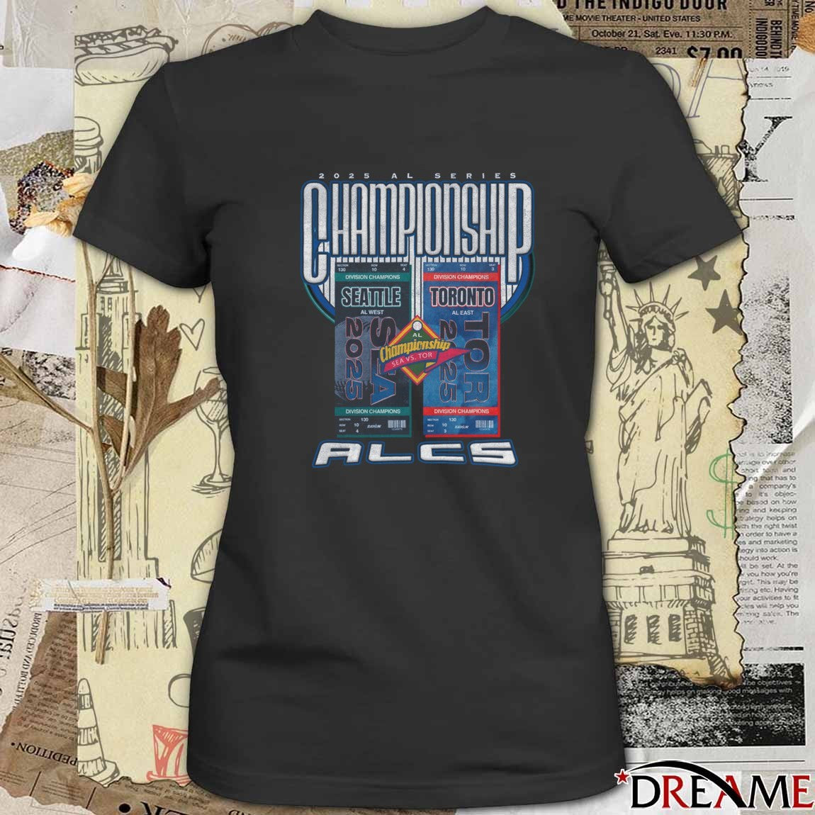 Seattle Mariners Vs Toronto Blue Jays 2025 ALCS Matchup Series Championship t-shirt