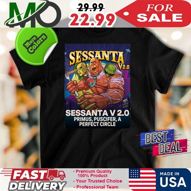 Sessanta V2.0 Sessanta V2.0 Primus Puscifer A Perfect Circle Shirt