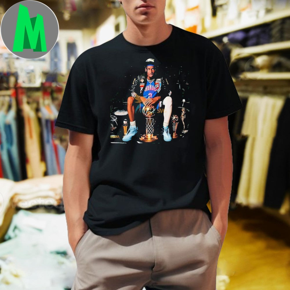 Shai Gilgeous Alexander 2025 Thunder Legacy Championship Throne Shirt