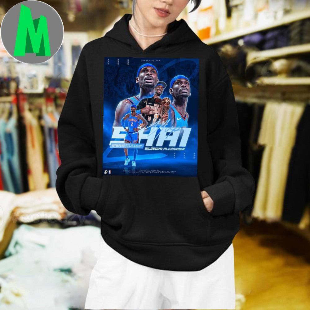 Shai Gilgeous-Alexander OKC Thunder NBA Player Shirt
