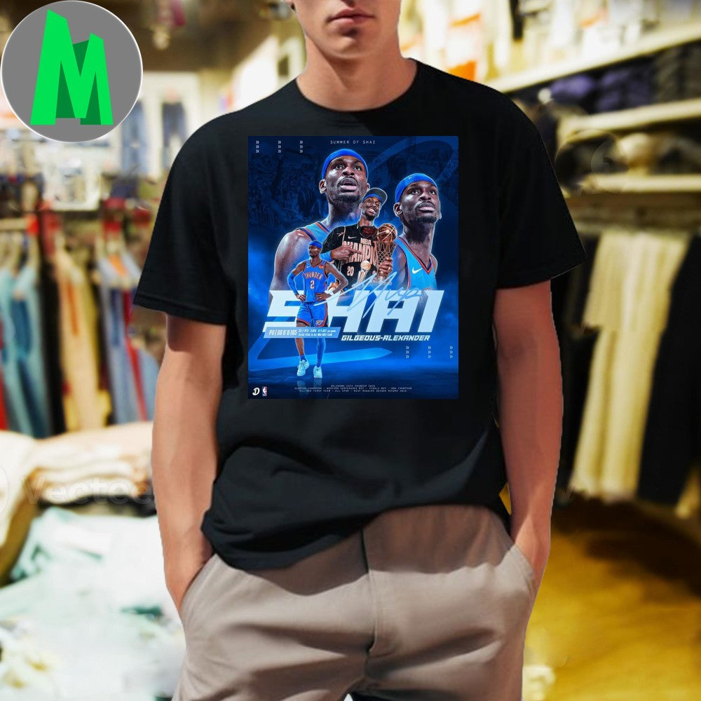Shai Gilgeous-Alexander OKC Thunder NBA Player Shirt