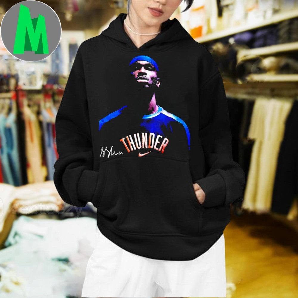 Shai Gilgeous Alexander Okc Thunder Vintage Basketball Shirt