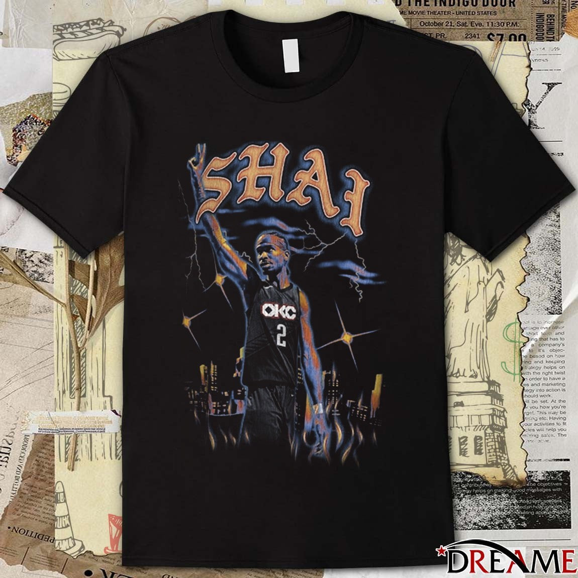Shai Gilgeous-Alexander Oklahoma City Thunder 2025-26 City Player Graphic t-shirt