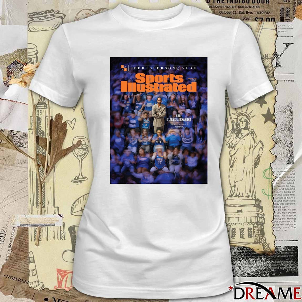 Shai Gilgeous-Alexander Sports Illustrated 2025 Sportsperson of the Year Poster t-shirt