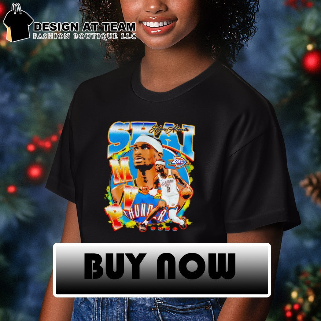 Shai SGA Shai Gilgeous-Alexander MVP 2026 graphic shirt