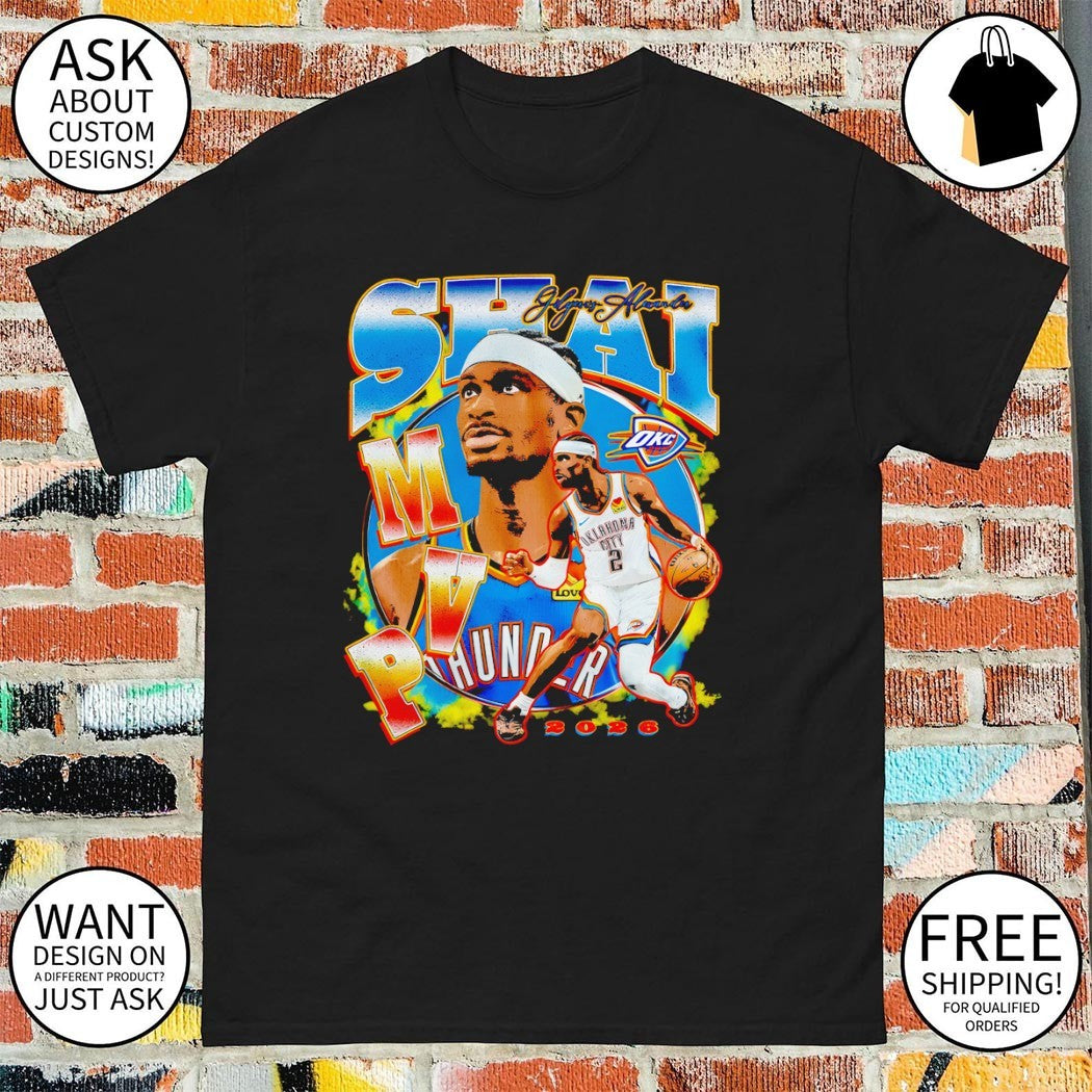 Shai SGA Shai Gilgeous-Alexander MVP 2026 graphic shirt