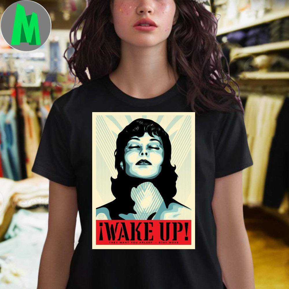 Shepard Fairey Wake Up They Want You Asleep Stay Woke Shirt