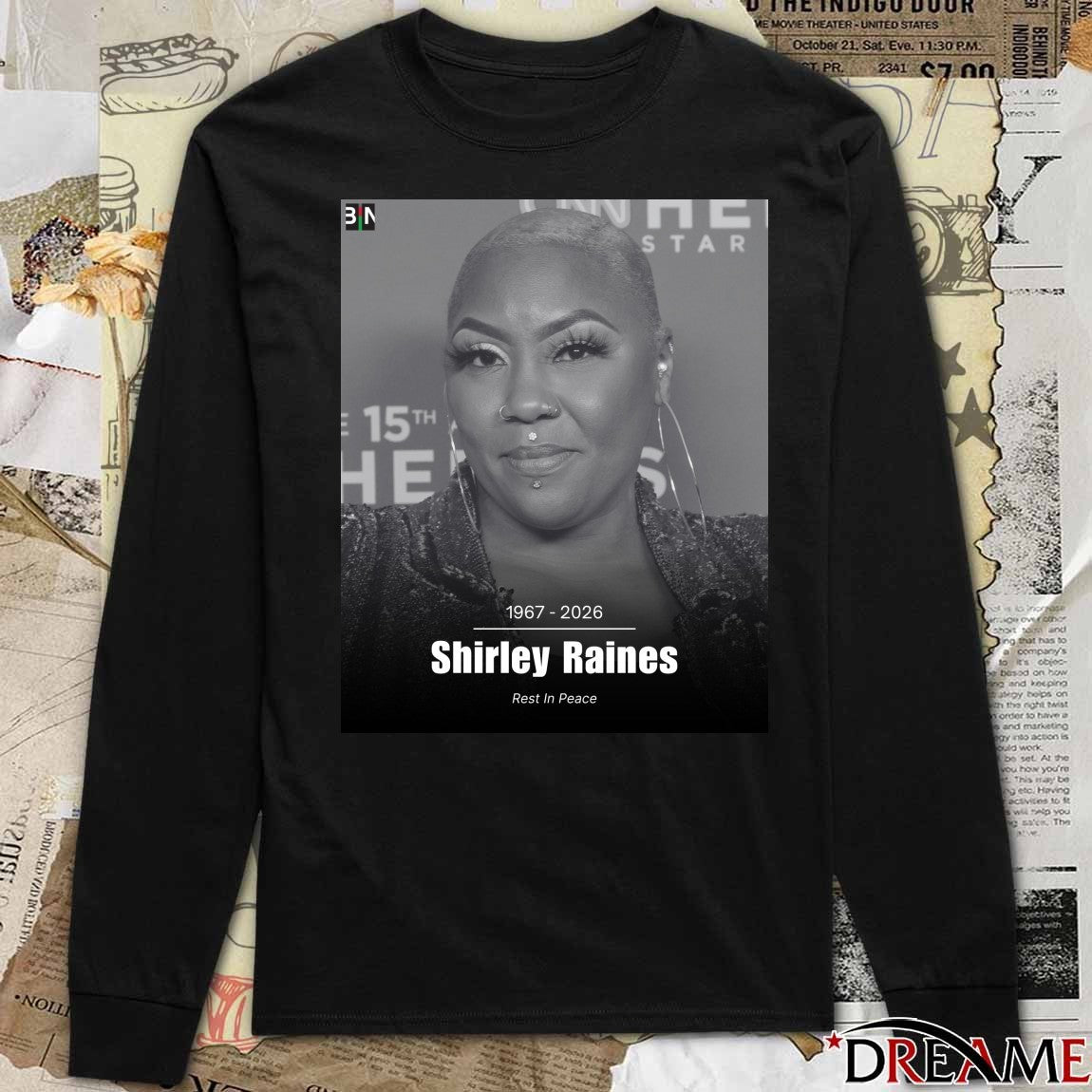 Shirley Raines Rest In Peace 1967 – 2026 Poster t-shirt
