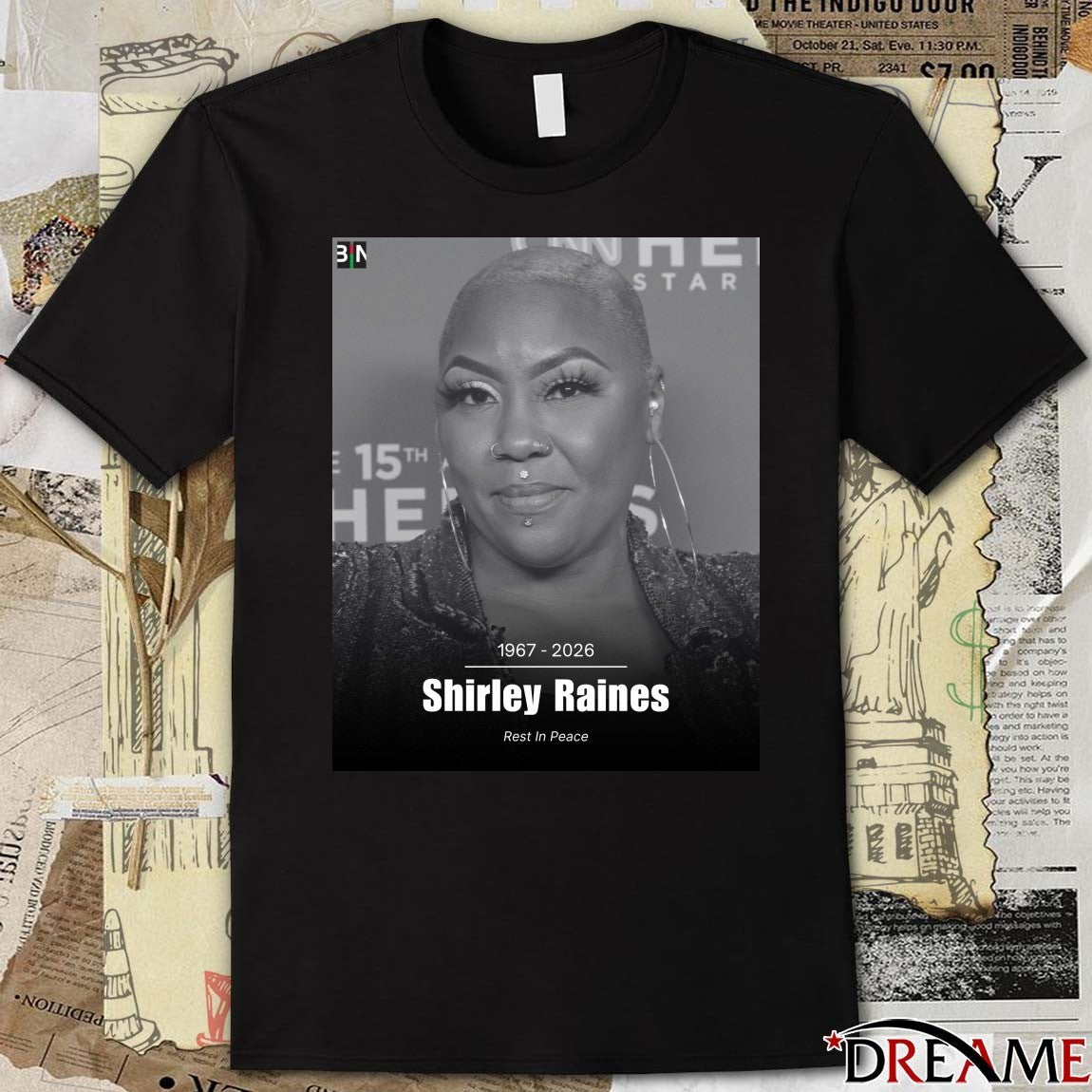 Shirley Raines Rest In Peace 1967 – 2026 Poster t-shirt