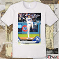 Shohei Ohtani 2025 MLB Topps Los Angeles Dodgers 1st Ever To Reach Base 9 Times In Postseason Game t-shirt