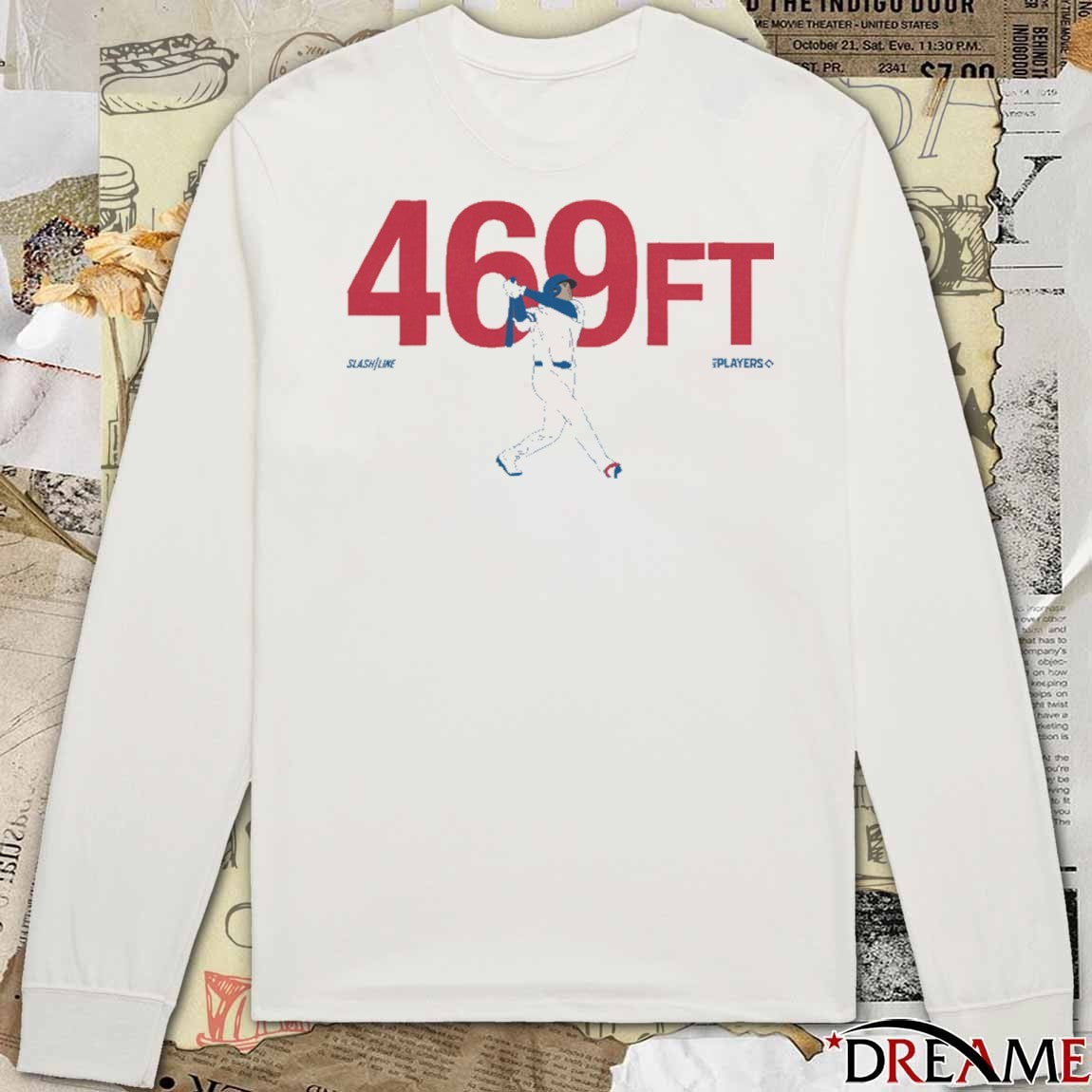 Shohei Ohtani 469FT Los Angeles Dodgers MLB Slash Line t-shirt