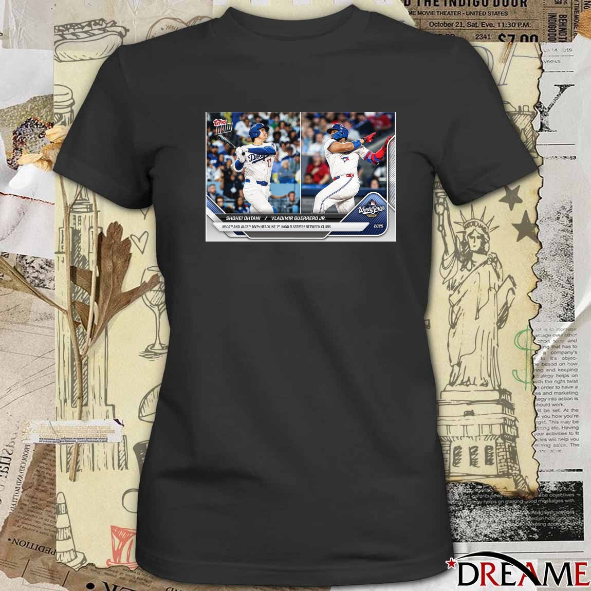 Shohei Ohtani Dodgers and Vladimir Guerrero Jr. Jays 2025 MLB World Series Topps Card t-shirt