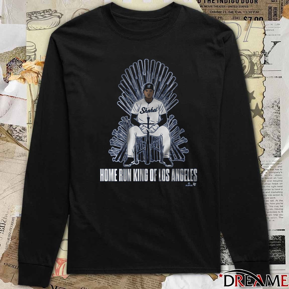Shohei Ohtani Home Run King of Los Angeles Dodgers MLB t-shirt