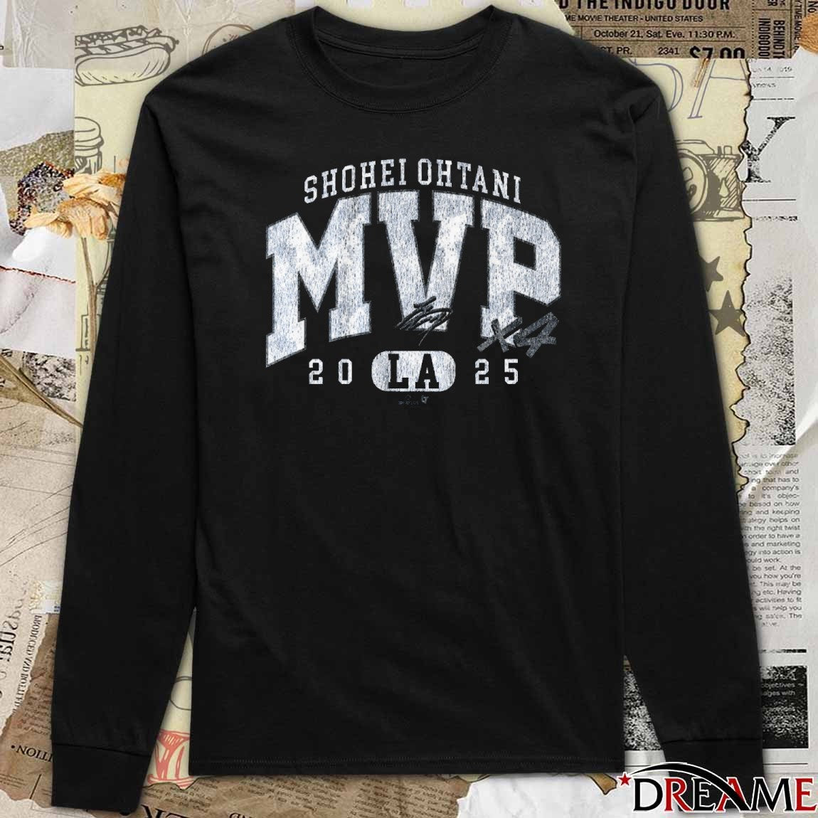 Shohei Ohtani Los Angeles Dodgers 2025 MVP X4 Signature t-shirt