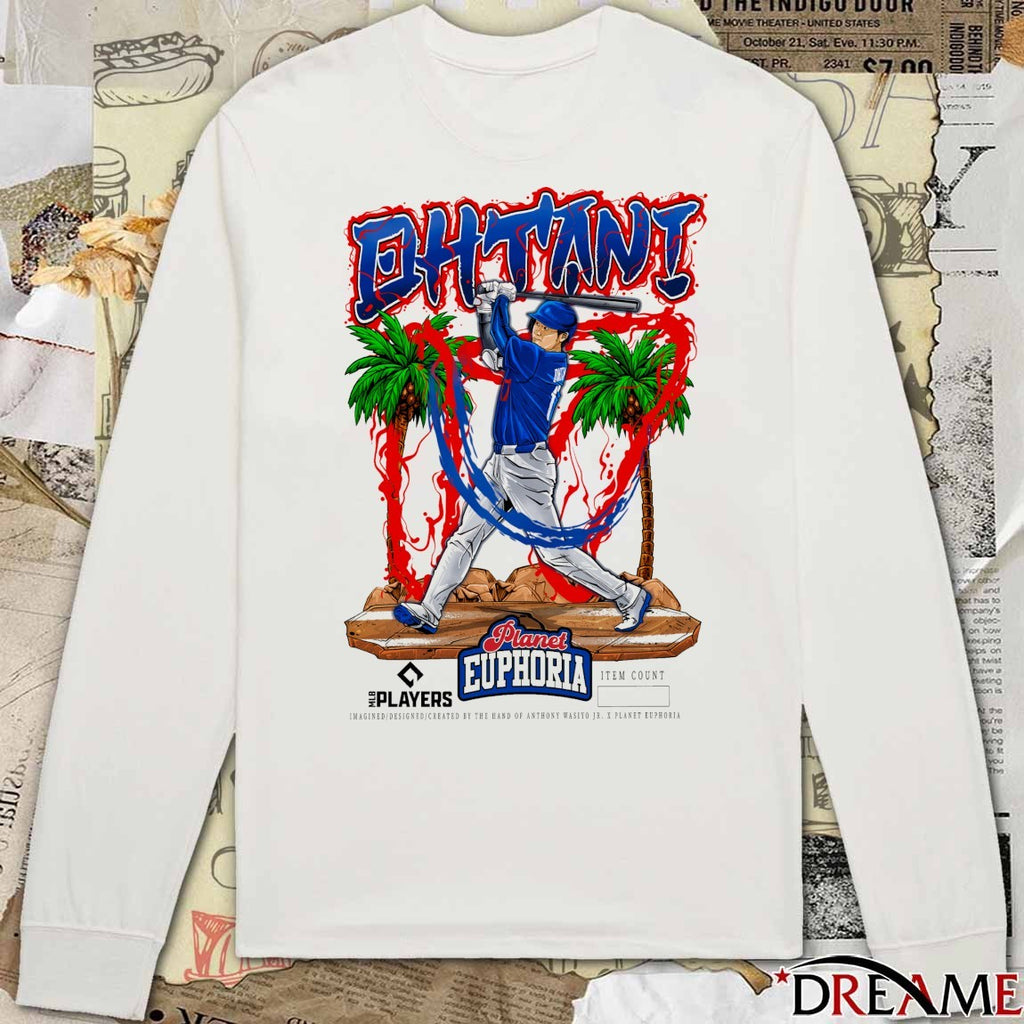 Shohei Ohtani V5 Los Angeles Dodgers MLB 2026 Planet Euphoria Art t-shirt