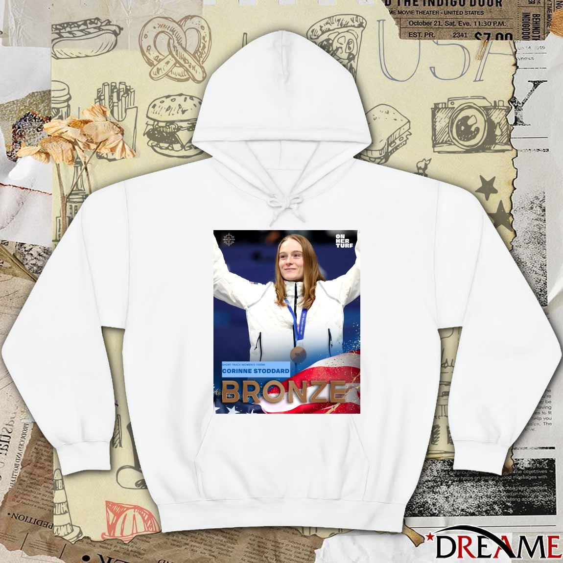 Short Track Women’s 1500m Corinne Stoddard Bronze Medal 2026 Winter Olympics t-shirt