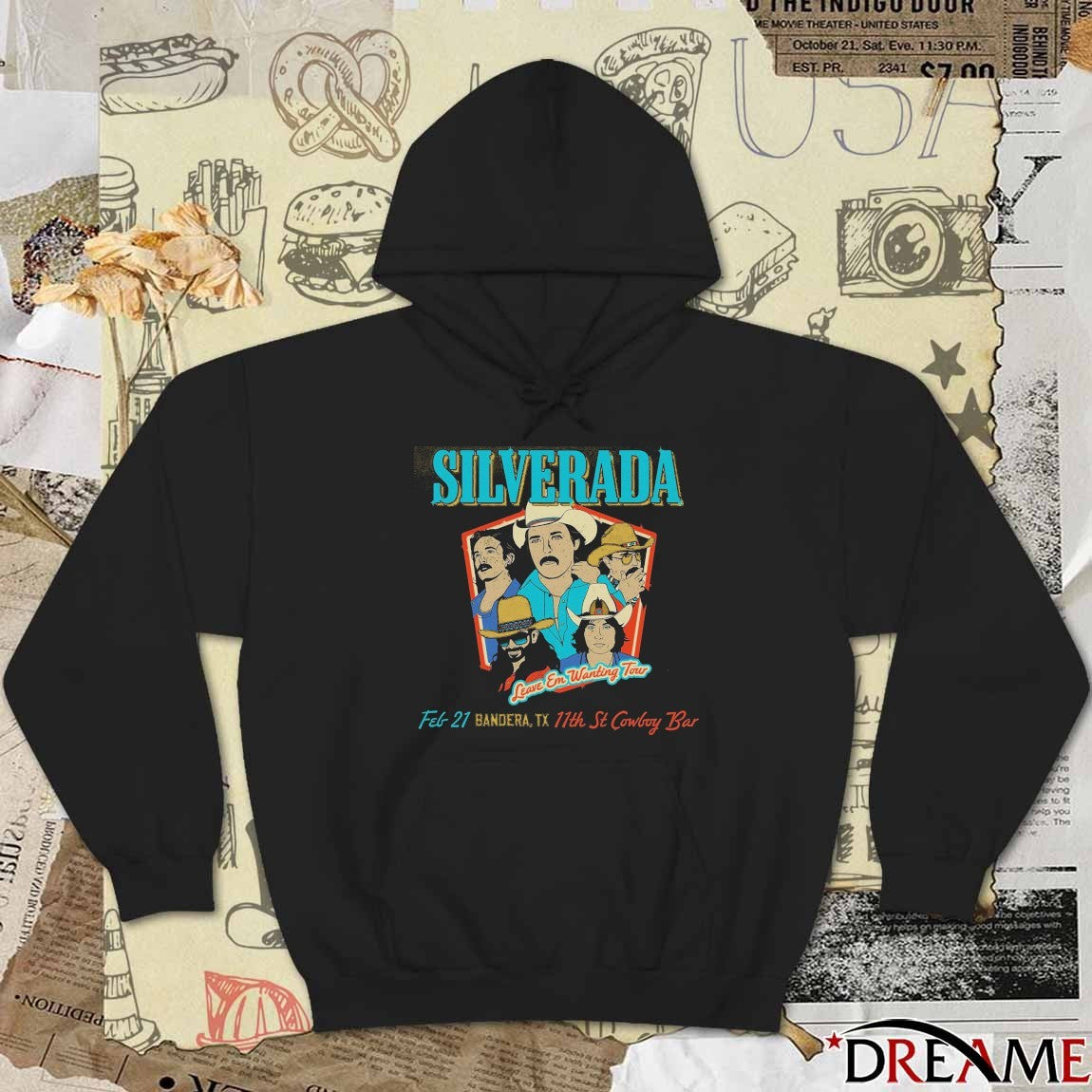 Silverada Leave Em Wanting Tour February 21 2026 Bandera TX 11th St Cowboy Bar t-shirt
