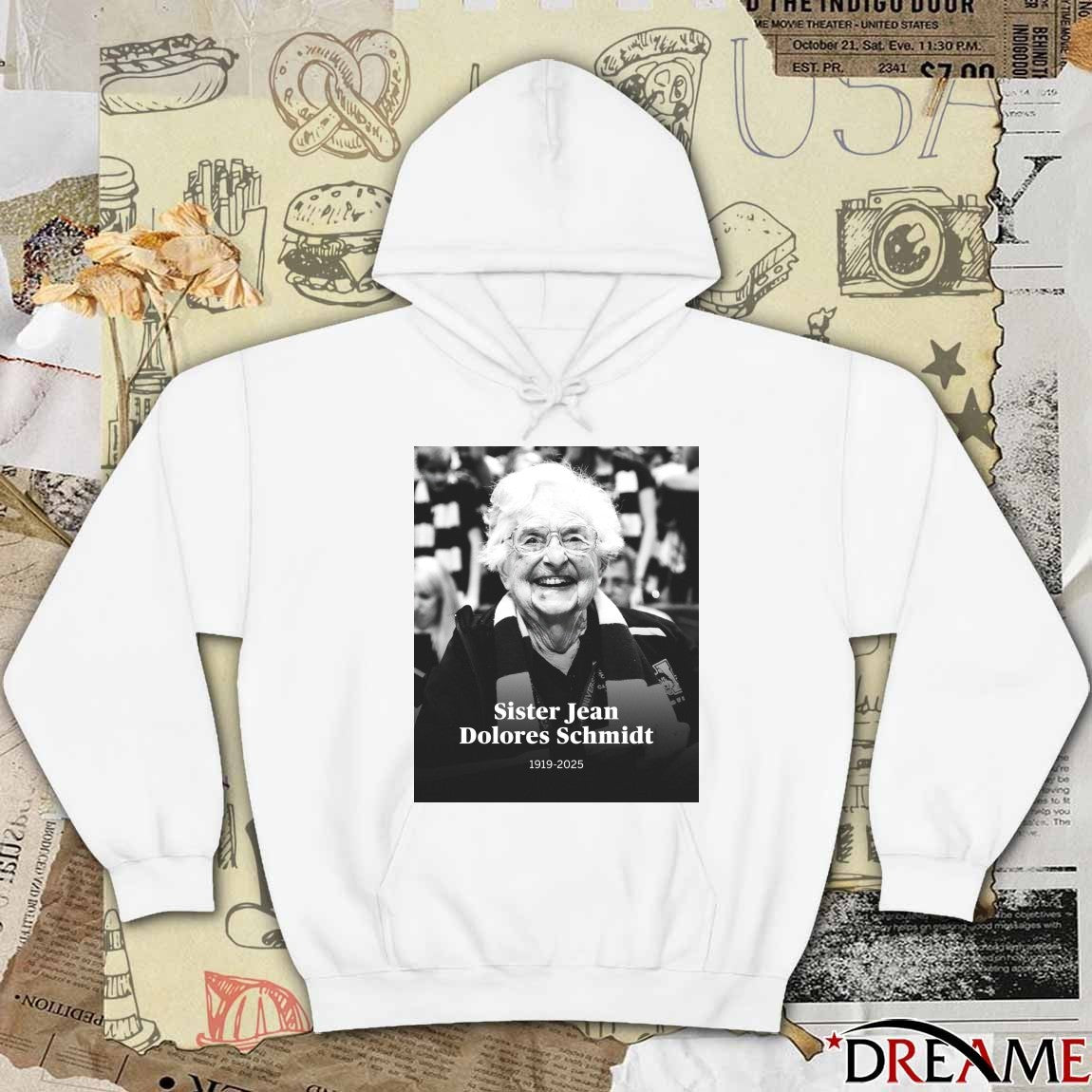 Sister Jean Dolores Schmidt Of Loyola University Chicago Has Died At 106 Years Old 1919 – 2025 Poster t-shirt