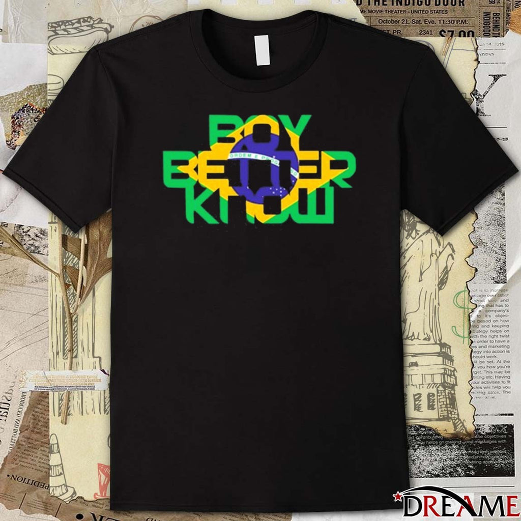 Skepta Boy Better Know Brazil Flag t-shirt