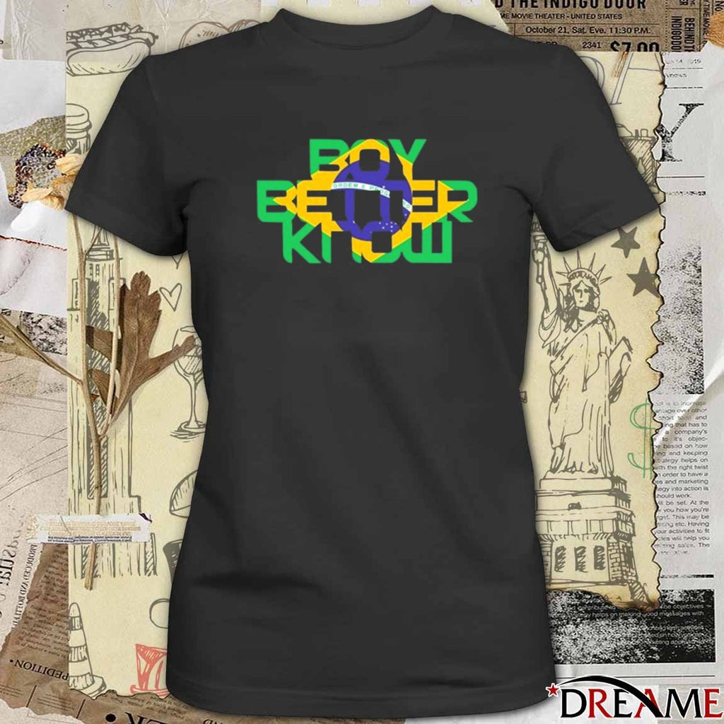 Skepta Boy Better Know Brazil Flag t-shirt
