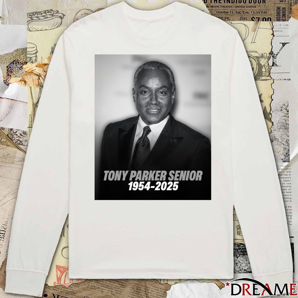 Skweek Are Deeply Saddened By The Passing Of Tony Parker Senior 1954-2025 Poster t-shirt