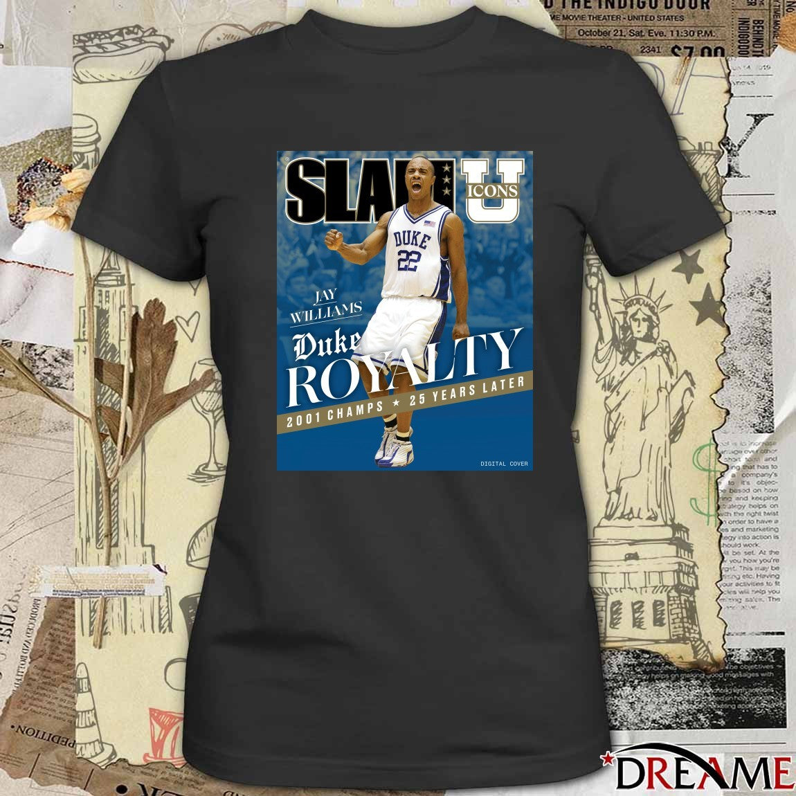 Slam Icons Legendary Ya Williams Duke Royalty 2001 Champs 25 Years Later Poster t-shirt