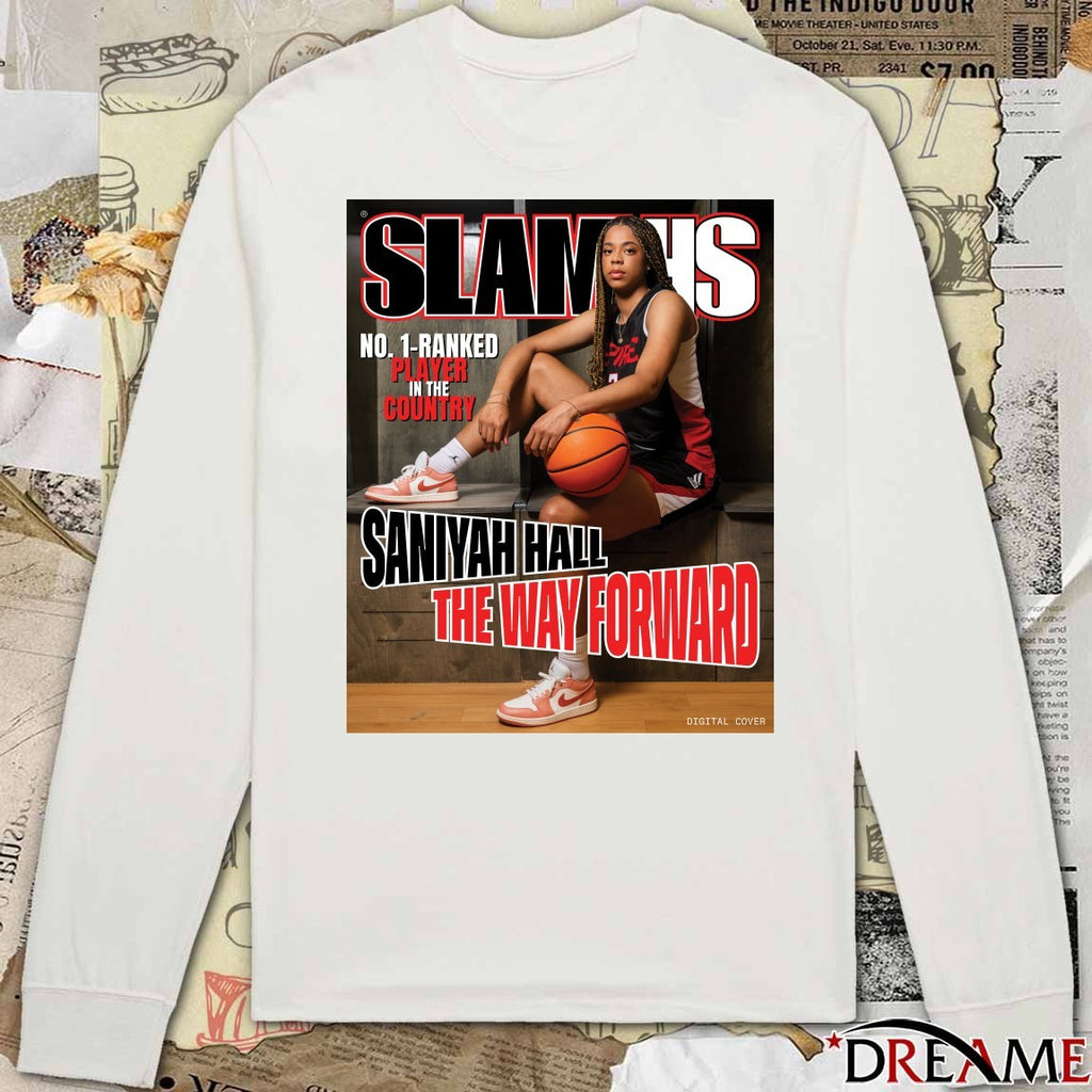 Slam magazine Saniyah USC Trojans Hall The Way Forward No. 1 Ranked Player In The Country Poster t-shirt